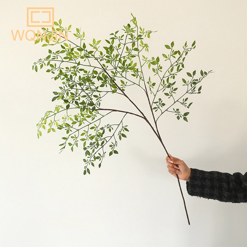 Dracaena Marginata - Tanaman bunga buatan daun silikon Nandina,