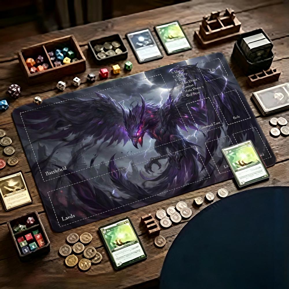 Tradescantia Purple - Alas Kartu Permainan TCG Phoenix Ungu