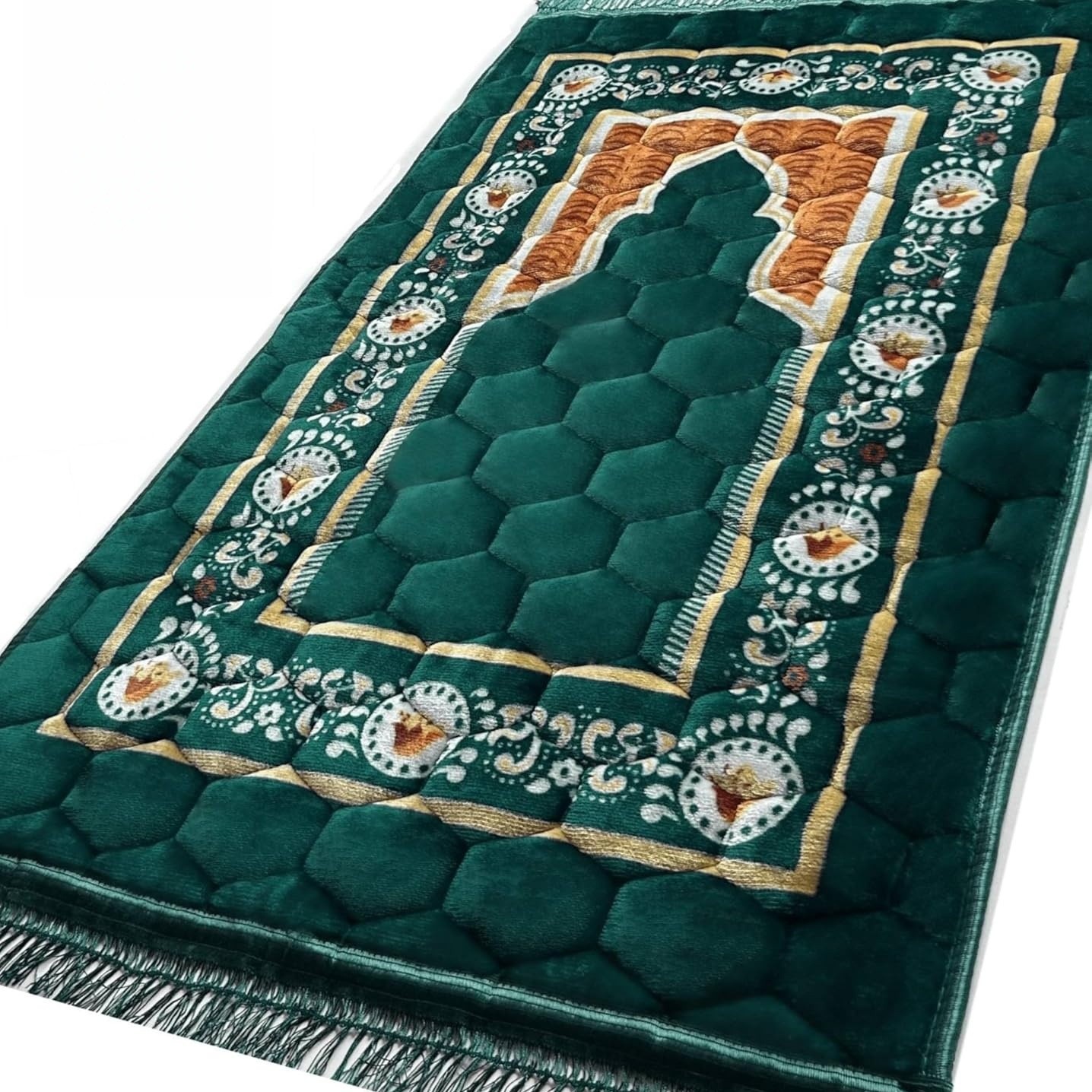 Maranta Prayer Plant - Sajadah Tebal Berbahan Chenille 80x120cm/31.5x47.24in, Karpet