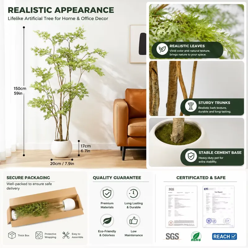 Pohon Maple Jepang Buatan dala - Dracaena Marginata ulasan dan harga
