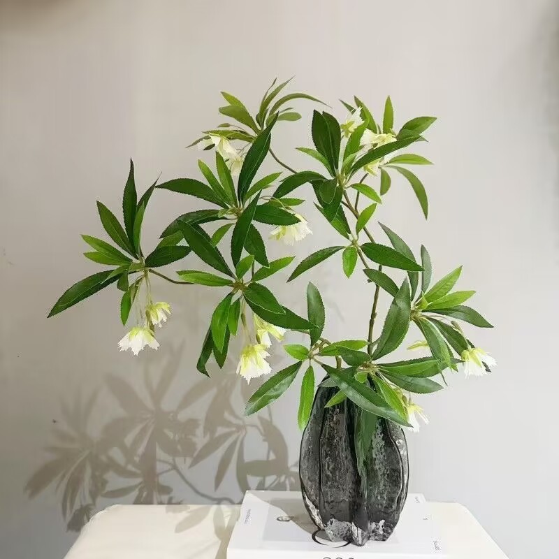 Buket Meja Tanaman Hijau Palsu - Dracaena Marginata ulasan dan harga