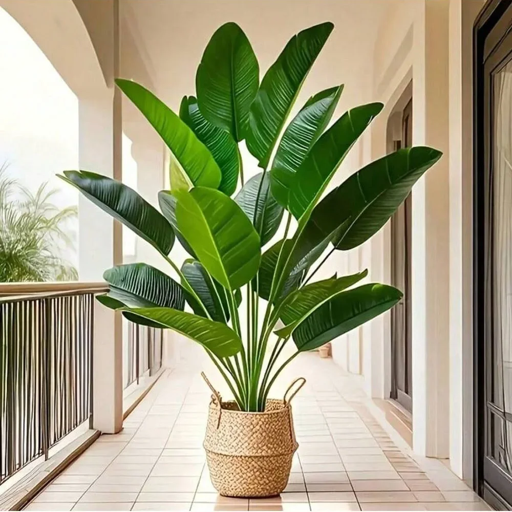 1 Buah 18 Daun Tanaman Buatan  - Ficus Lyrata Tree ulasan dan harga